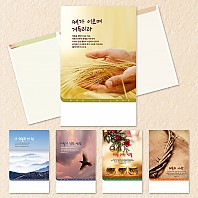 52주 주보 절기주보 5종 3단6면(각 100매)